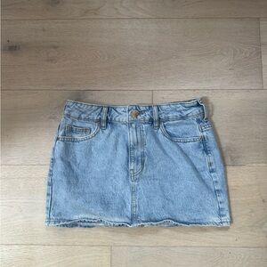 PacSun Light Blue Denim Mini Skirt